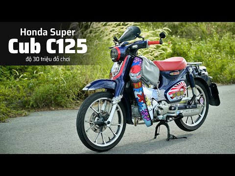 Trên tay Honda Super Cub C125 độ 30 triệu đồ chơi