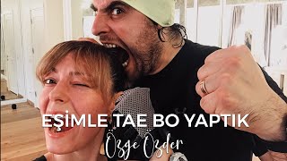 Evde Spor Yapıyoruz - Eşimle Tae Bo Yaptık 19 Mayıs Atatürkü Anma Gençlik Ve Spor Bayramı