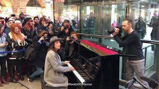 Sara Bareilles plays 'Love Song' at St. Pancras