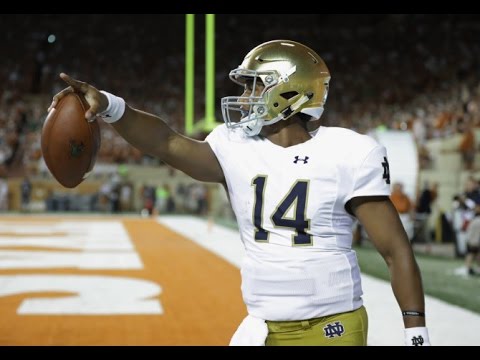 Deshone Kizer Notre Dame Vs Texas 2016 Deshone Kizer Notre Dame Vs Texas 2016