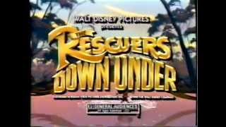 The Rescuers Down Under (1990) Teaser (VHS Capture)