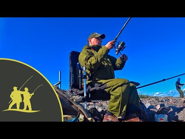 Рыбалка на дамбе Финского залива. Фидер в сильный ветер