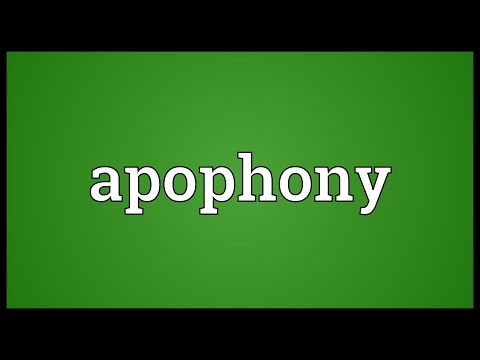 Header of apophony