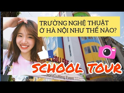 MÌNH ĐÃ HỌC THIẾT KẾ THỜI TRANG TẠI HÀ NỘI😆❤️ School tour🏫 🌸