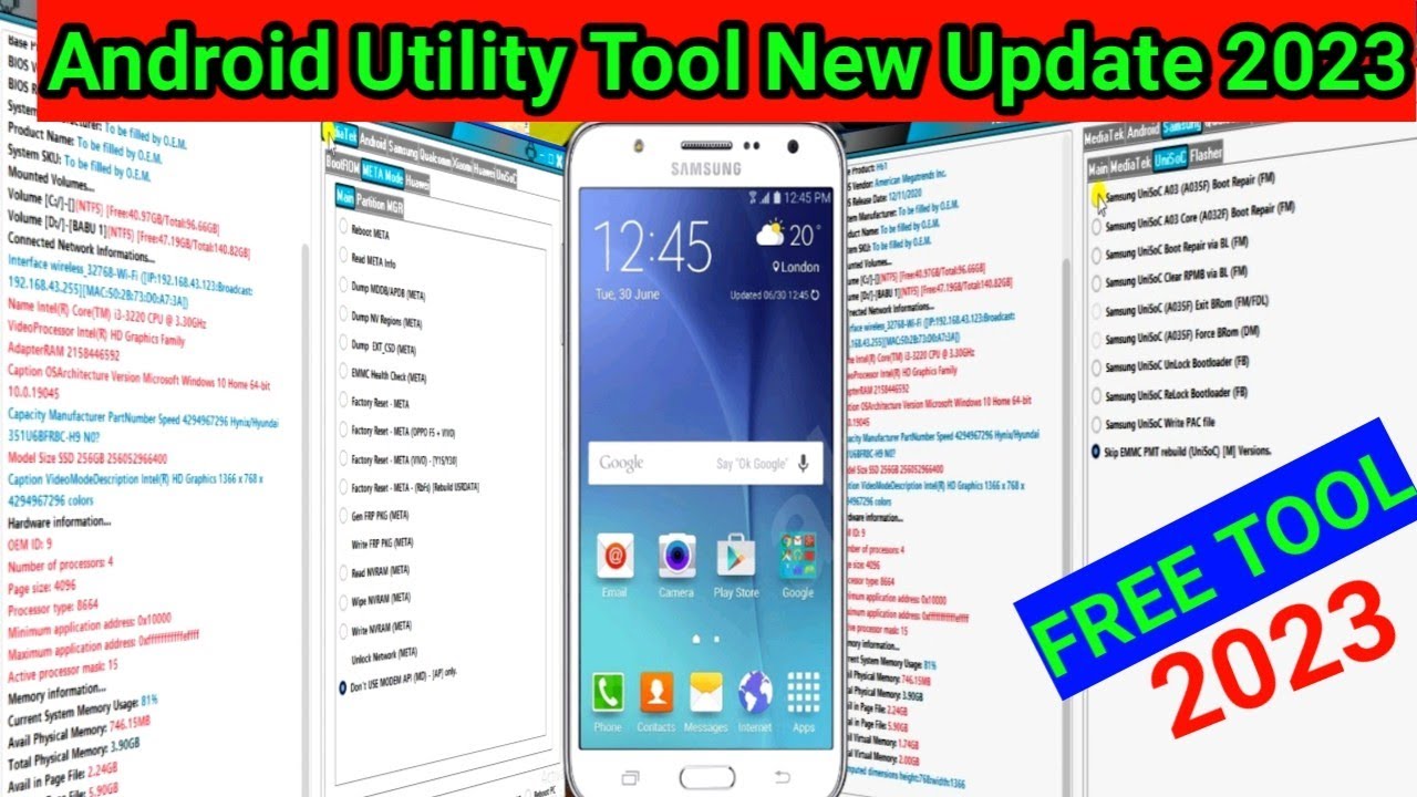 Android Utility Tool New Update 2023 l Samsung FRP Tool Android Utility Tool New Update 2023 l Samsung FRP Tool