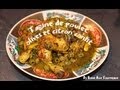 Tagine au poulet aux olives vertes et citron confit