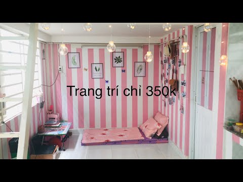 Trang trí phòng trọ giá rẻ.