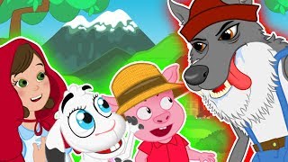 Les 3 Petits Cochons + 3 Comptines avec Le Petit Chaperon Rouge | les P'tits z'Amis