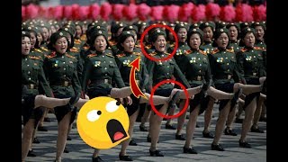 Wanita Ini tidak sadar Pas Parade Militer Ulang Tahun Korea Utara Ke 70