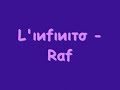 L'infinito-Raf
