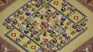 Clash Of Clans - Th10 M Valks Strategy Vs Th10 Box Base