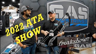 Gas Bowstrings - Freakshow Strings At The 2022 Ata Show