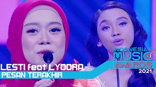 Download lagu DUO CANTIK! LESTI feat LYODRA - PESAN TERAKHIR | INDONESIAN MUSIC AWARDS 2021