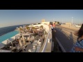Cafe Del Mar, Ibiza flavor pool party (4K Gopro)