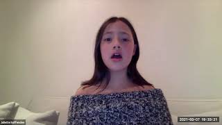 Juliette Haffenden-Sauriol Sings La Vie En Rose