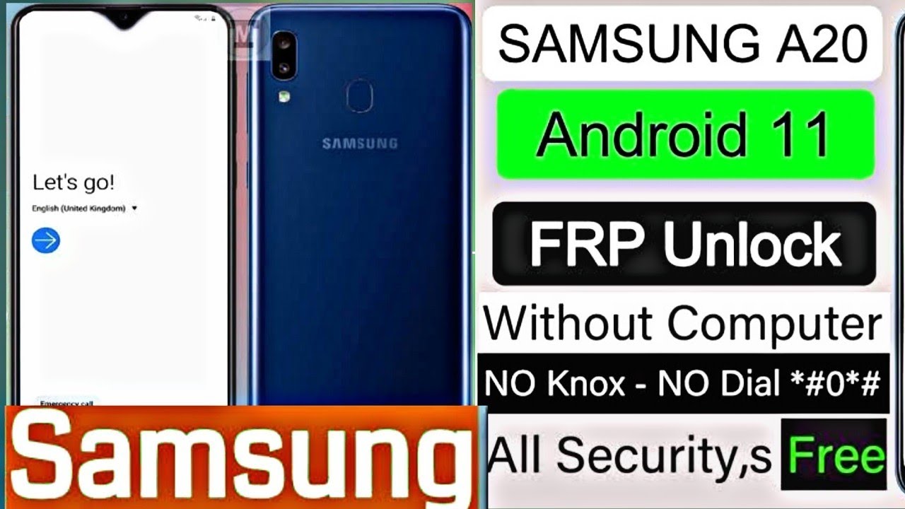Samsung A20,A20s FRP Bypass Android 11/12 Without PC, Samsung A20,A20s FRP Bypass Android 11/12 Without PC,
