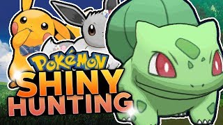 LIVE SHINY BULBASAUR HUNTING! Pokemon Let's Go Pikachu & Let's Go Eevee Shiny Hunting