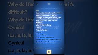 Cynical-Emei Spotify Lyrics