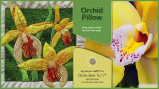 How it was made - Orchid Pillow (DST / Time-lapse)