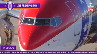 LIVE Plane Spotting at Phoenix Sky Harbor International Airport (PHX) + ATC