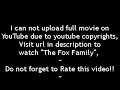 The Fox Family PART 1 /9,full film/movie online part1