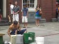 Amazing Street drummer - One of the best i've seen.