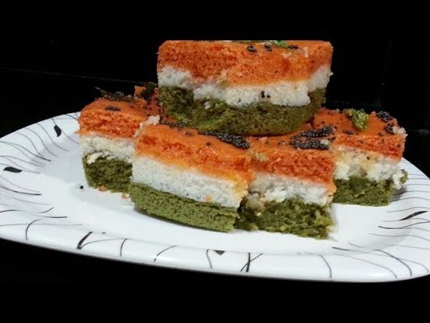 Tiranga sandwich dhokla