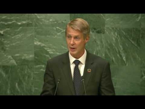 Mats Granryd, DG, GSMA at the UN General Assembly