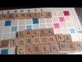 Doctor who Closing credits theme song with Doctor Who themed Scrabble