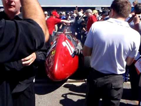 Alfa Romeo Tipo 159 starting up at 2010 Phillip Island Classic