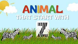 Z Is For Zebra Catchy Z Song For Kids Learn The Letter Z With Zebra Abc Songs