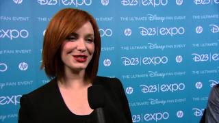 The Pirate Fairy Christina Hendricks D23 Interview Screenslam