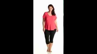 Marika Ella Plus Size Short Sleeve Yoga Shirt Swimoutlet