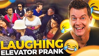 Laughing in an elevator prank | Jack Vale