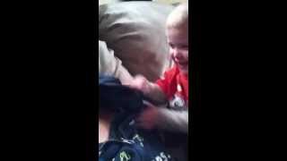 Liam Being The Tickle Monster 21 Months