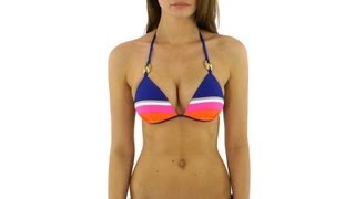 Trina Turk Avalon Surf Club Push Up Triangle Top Swimoutlet