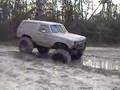 Britney Spears in Ford Bronco and Chevy in Mud