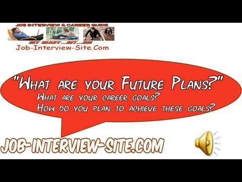 how to answer what are your career goals