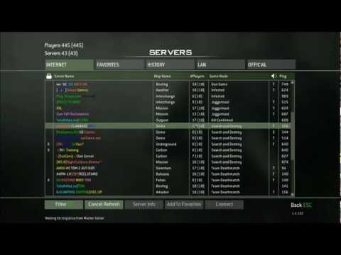 multiplayer options and call of duty 4 crack