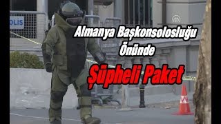 Almanya Başkonsolosluğu Önünde Şüpheli Paket