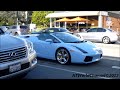Sexy Hot Chick Driving Lamborghini Gallardo Spyder in Small Action(Vanessa Rousso) 1080p
