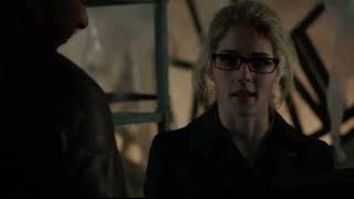 Olicity - Arrow - 2X23 Pt.2 - Talk To Me Felicity - Oliver Carries Felicity Down To Safety