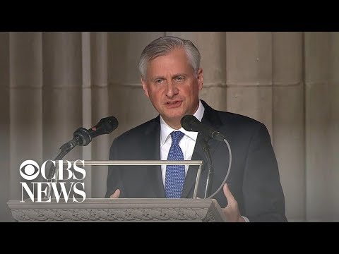 Presidential historian Jon Meacham delivers eulogy at George H.W. Bush funeral