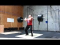 285# Hang Clean and Push Jerk