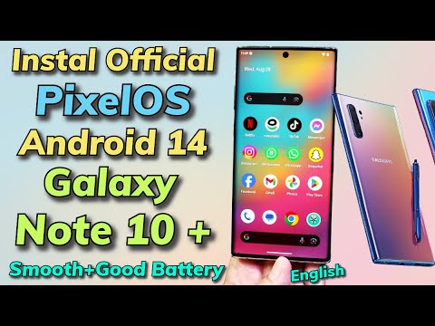 Install Official PixelOS A14 ON Galaxy Note 10 Plus Install Official PixelOS A14 ON Galaxy Note 10 Plus