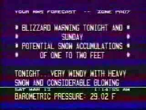 twc stephanie abrams. TWC LF - Elmira, NY March 13, 1993. Jul 15, 2007 4:27 PM. Local Forecast for Elmira, NY on 3/13/1993. This is almost at the height of the Blizzard of 1993.