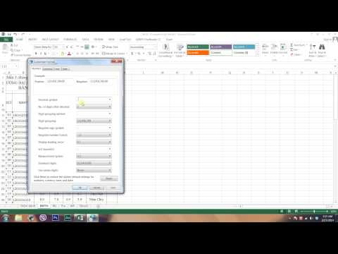 Thiết lập hiển thị phần thập phân trong Excel theo TCVN