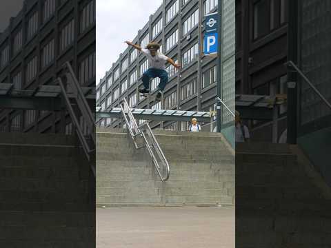 HUGE!! 🤯 Gap FS Lipslide! Victor Pellegrin in “Get Your Sh!t Together” video on @ThrasherMag!