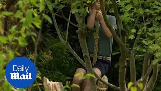 Cute moment prince George rates his mum's garden '20 out of ten'