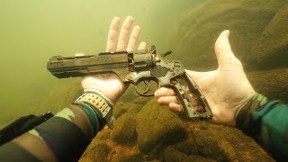 Found Gun Underwater in River While Scuba Diving! (WRBL News Interview) Found Gun Underwater in River While Scuba Diving! (WRBL News Interview)